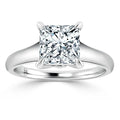 Sara - Princess Cut Platinum Engagement Ring