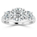 Charlotte - Round Cut Platinum Engagement Ring