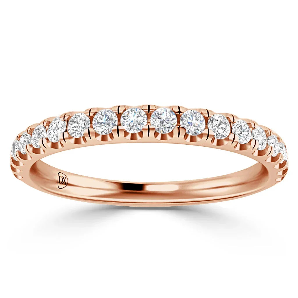 Maddison - 18ct Rose Gold Natural Diamond Wedding Ring