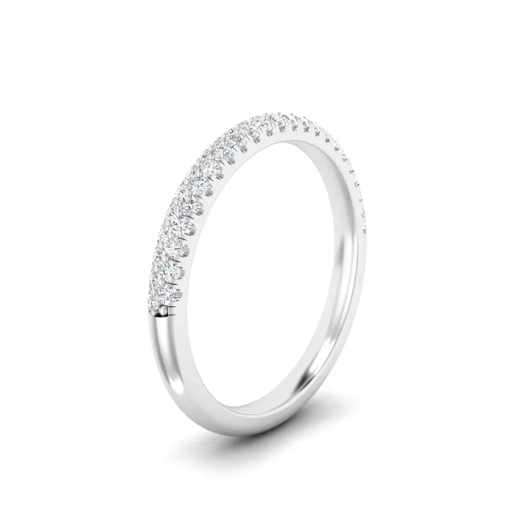 Claudia - Platinum Natural Diamond Wedding Ring