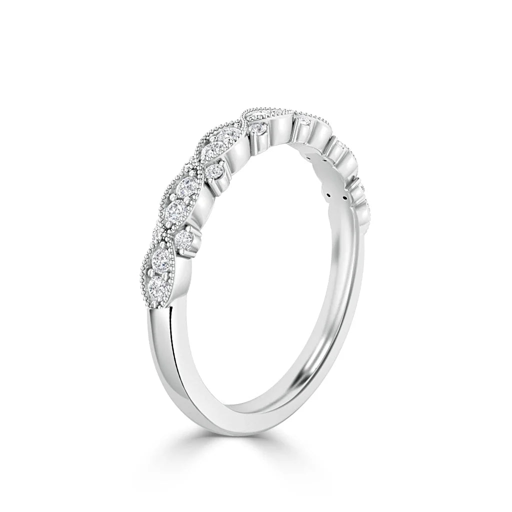 Samantha - Platinum Natural Diamond Wedding Ring
