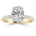 Phoebe - Oval Cut 18ct Yellow Gold Engagement Ring