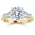 Mia - Round Cut 18ct Yellow Gold Engagement Ring