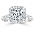 Jasmine - Radiant Cut 18ct White Gold Engagement Ring