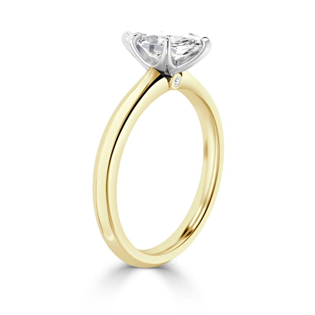 Jessica - Marquise Cut 18ct Yellow Gold Engagement Ring