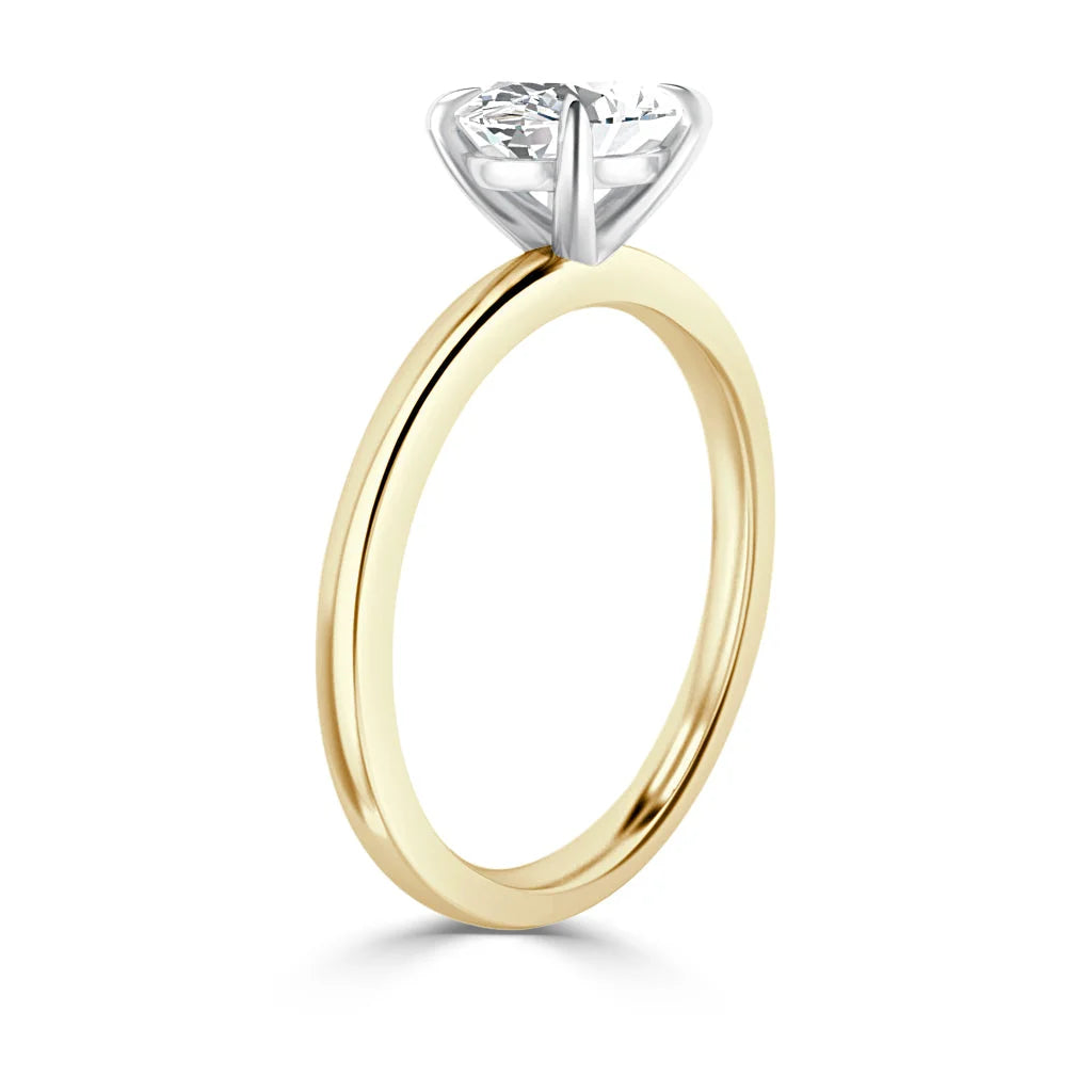 Siobhan - Oval Cut 18ct Yellow Gold Engagement Ring