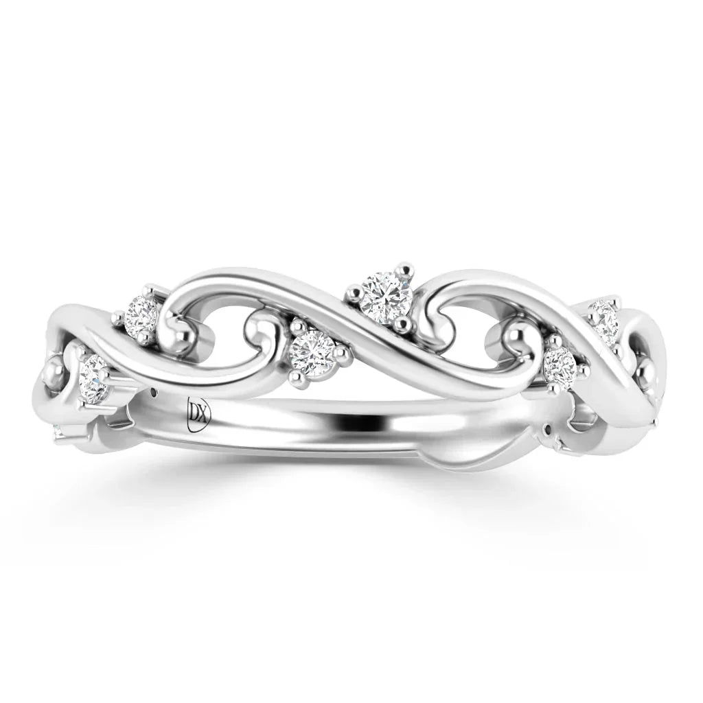 Belle - Platinum Natural Diamond Wedding Ring