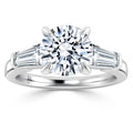 Mia - Round Cut Platinum Engagement Ring