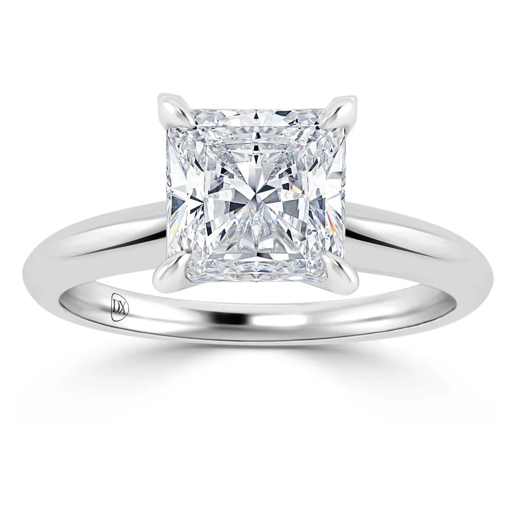 Lucy - Radiant Cut 18ct White Gold Engagement Ring