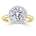 Georgina - Round Cut 18ct Yellow Gold Engagement Ring