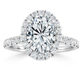 Olivia Molly - Oval Cut Platinum Engagement Ring