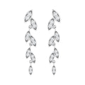 Hazel - .54ct Natural Diamond Earrings 18ct White Gold