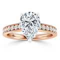 Emma - Pear Cut 18ct Rose Gold Engagement Ring