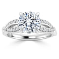 Natalie - Round Cut Platinum Engagement Ring