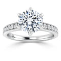 Emma - Round Cut Platinum Engagement Ring