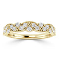 Jacqueline - 18ct Yellow Gold Natural Diamond Wedding Ring