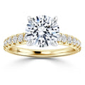 Maddison - Round Cut 18ct Yellow Gold Engagement Ring