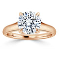 Sara - Round Cut 18ct Rose Gold Engagement Ring