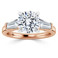 Mia - Round Cut 18ct Rose Gold Engagement Ring