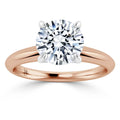 Lucy - Round Cut 18ct Rose Gold Engagement Ring