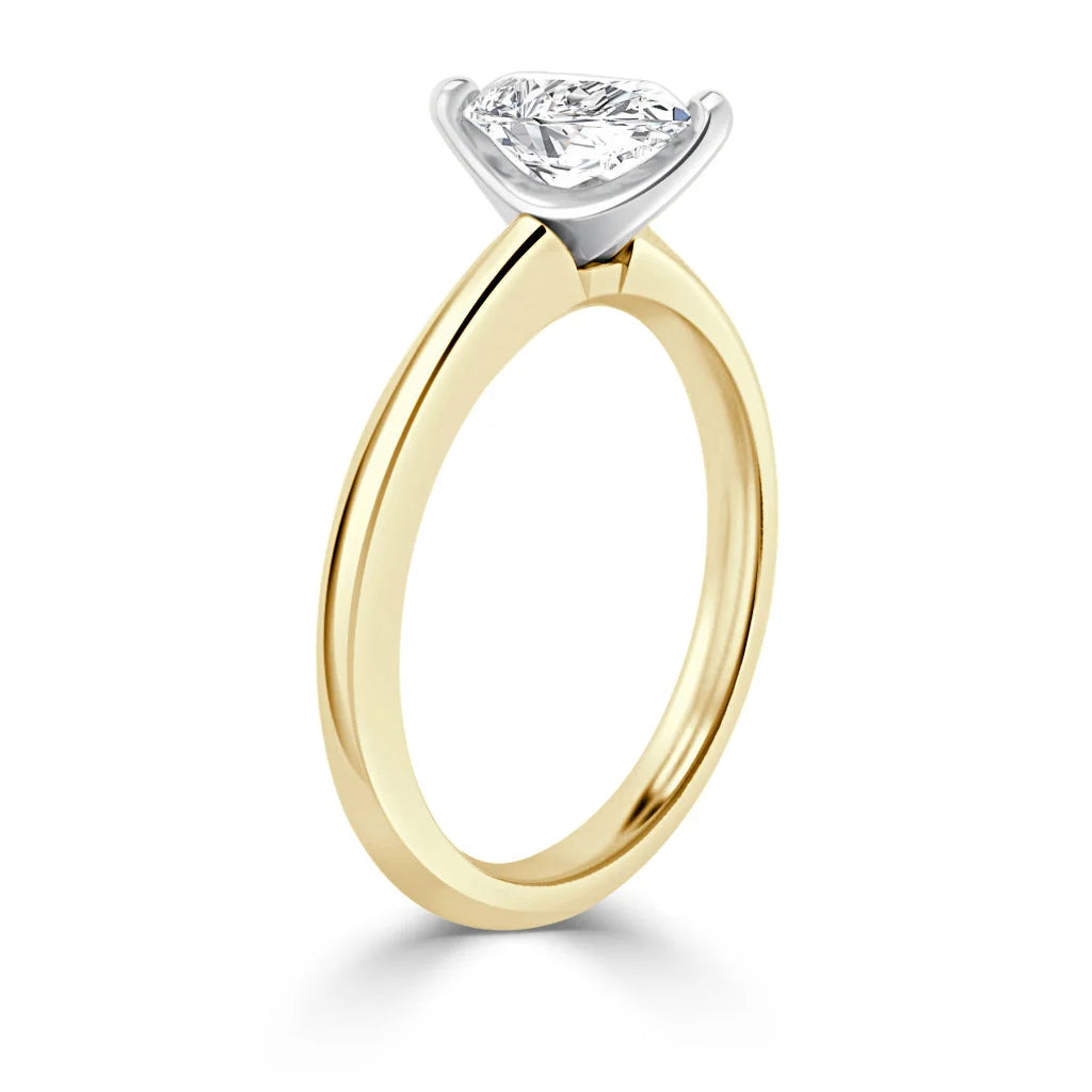 Lucy - Pear Cut 18ct Yellow Gold Engagement Ring