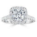Jasmine - Cushion Cut 18ct White Gold Engagement Ring