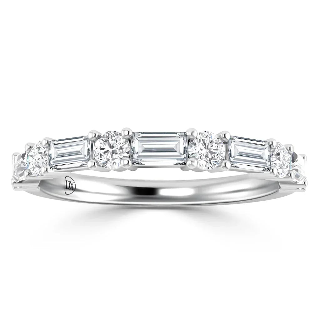Haleigh - Platinum Natural Diamond Wedding Ring