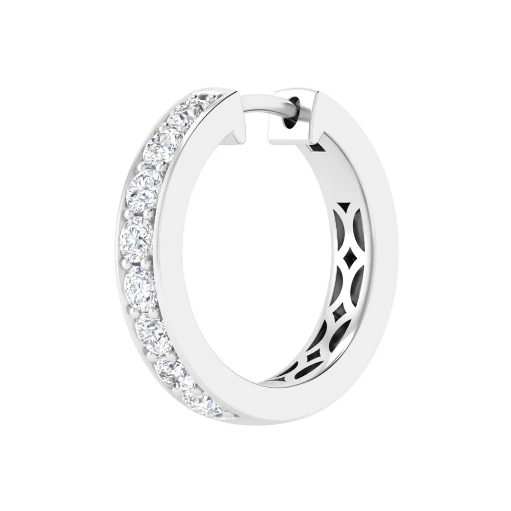 Stella - .67ct Natural Diamond Earrings 18ct White Gold