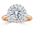 Kitty - Round Cut 18ct Rose Gold Engagement Ring