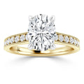 Emma - Oval Cut 18ct Yellow Gold Engagement Ring