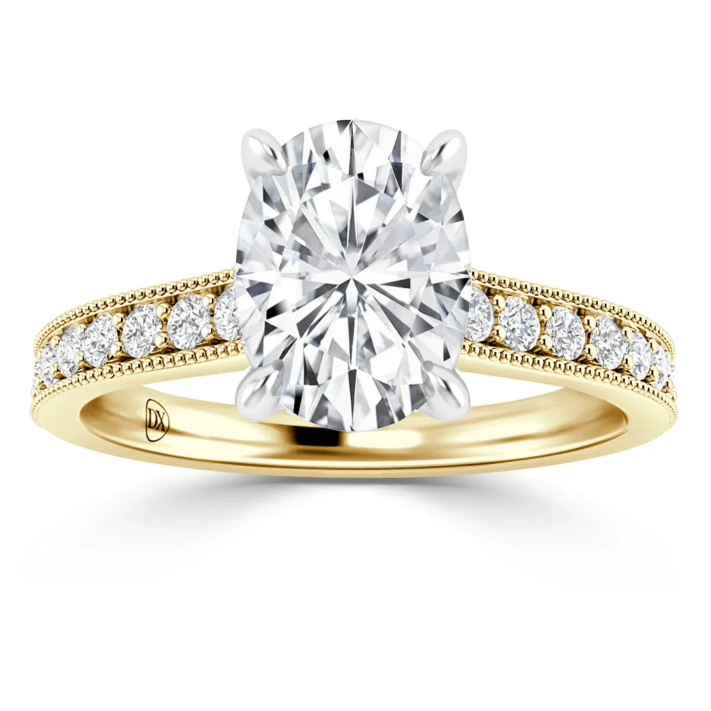 Emma - Oval Cut 18ct Yellow Gold Engagement Ring