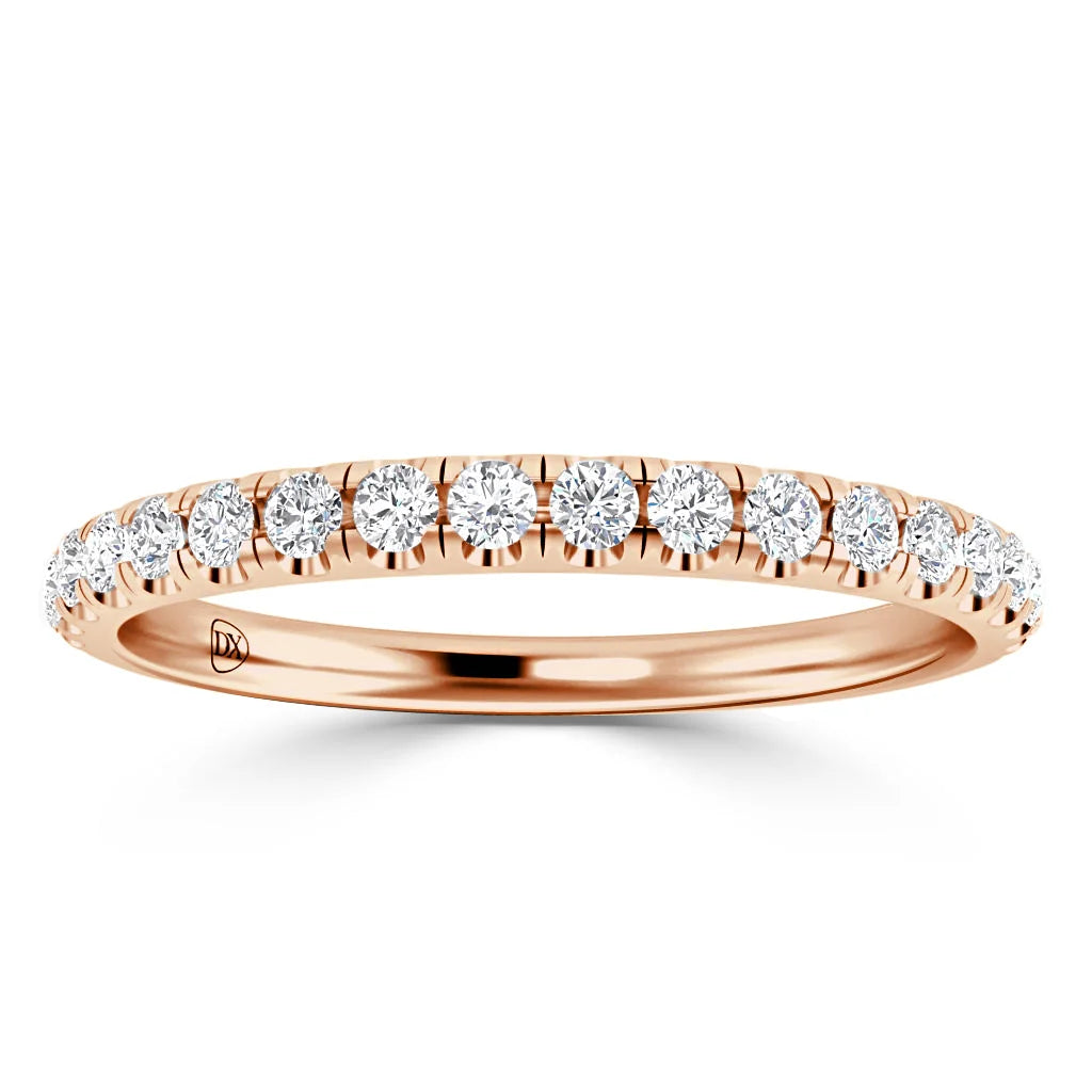 Fleur - 18ct Rose Gold Natural Diamond Wedding Ring