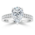 Emma - Pear Cut Platinum Engagement Ring