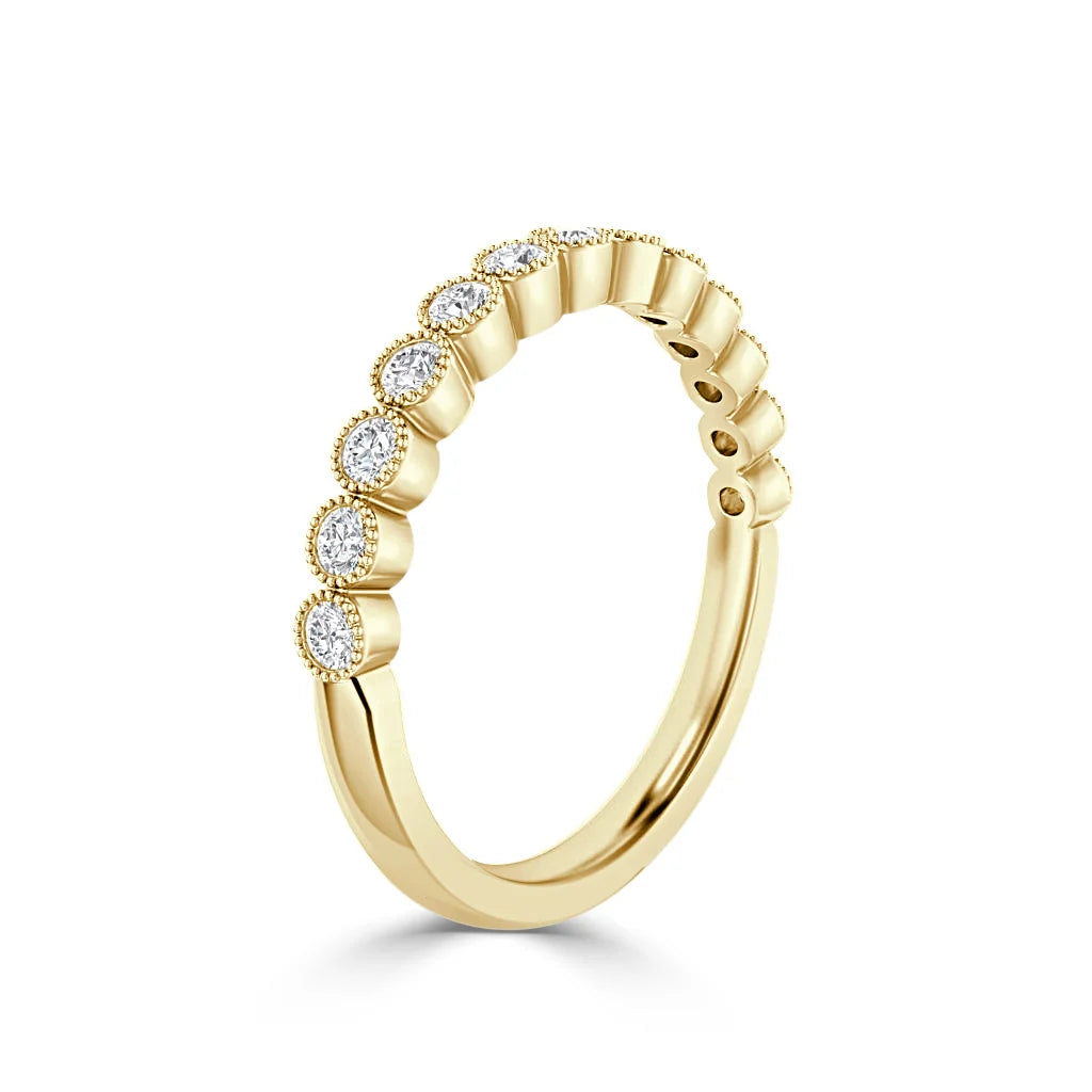 Kristina - 18ct Yellow Gold Natural Diamond Wedding Ring