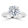 Jessica - Round Cut 18ct White Gold Engagement Ring