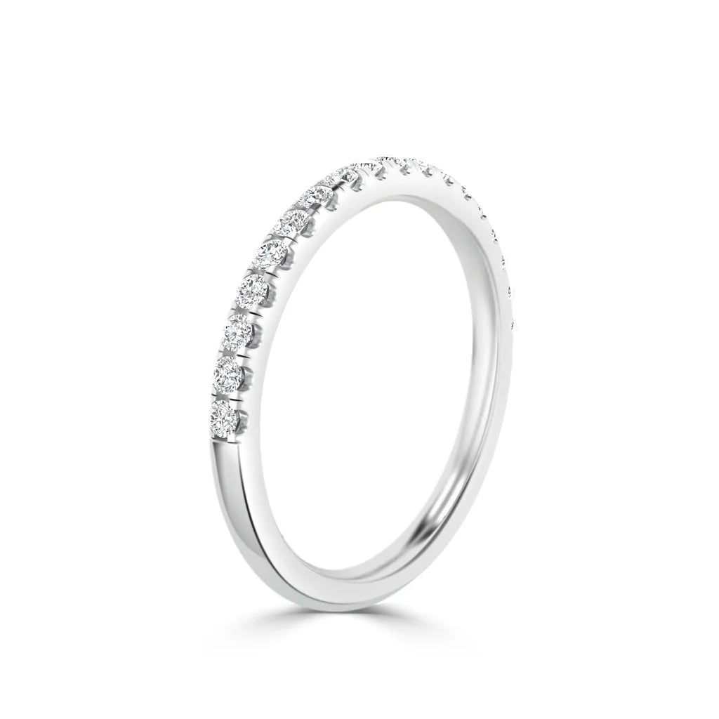 Fleur - 18ct White Gold Natural Diamond Wedding Ring