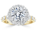 Veronica - Round Cut 18ct Yellow Gold Engagement Ring