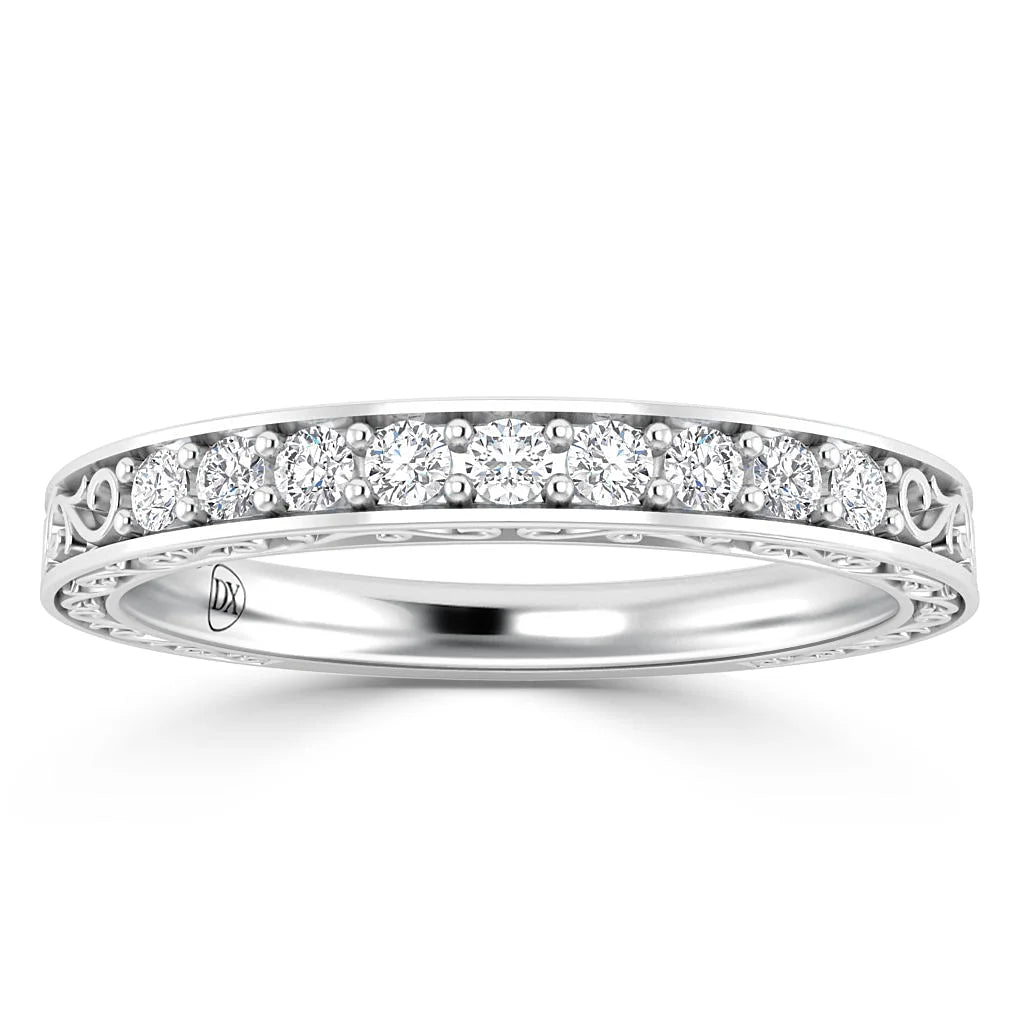 Louise - Platinum Natural Diamond Wedding Ring