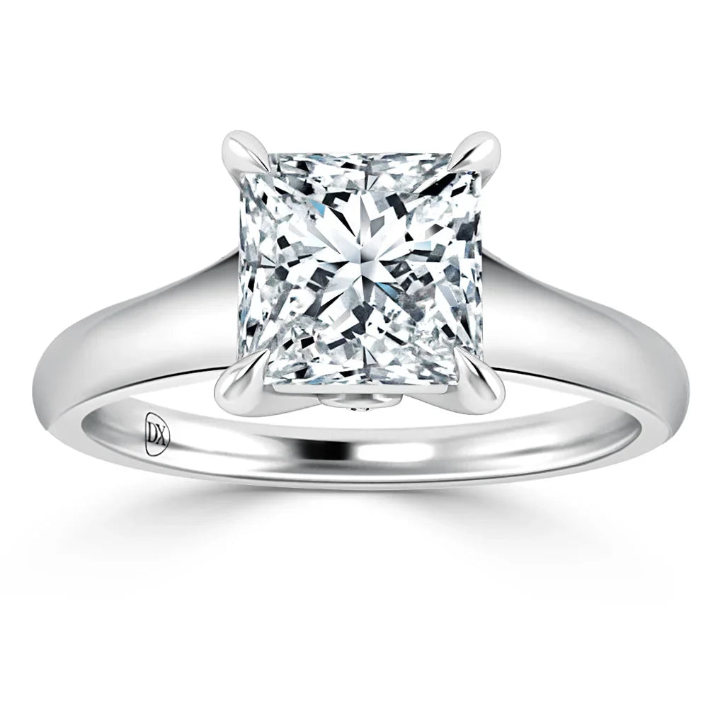 Sara - Princess Cut 18ct White Gold Engagement Ring