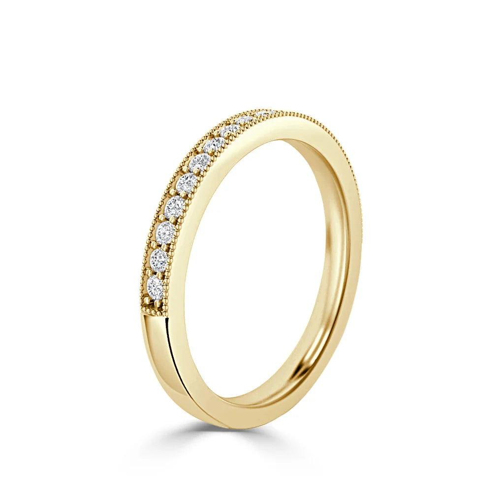 Angelica - 18ct Yellow Gold Natural Diamond Wedding Ring