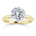 Jessica - Round Cut 18ct Yellow Gold Engagement Ring