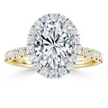 Olivia Molly - Oval Cut 18ct Yellow Gold Engagement Ring