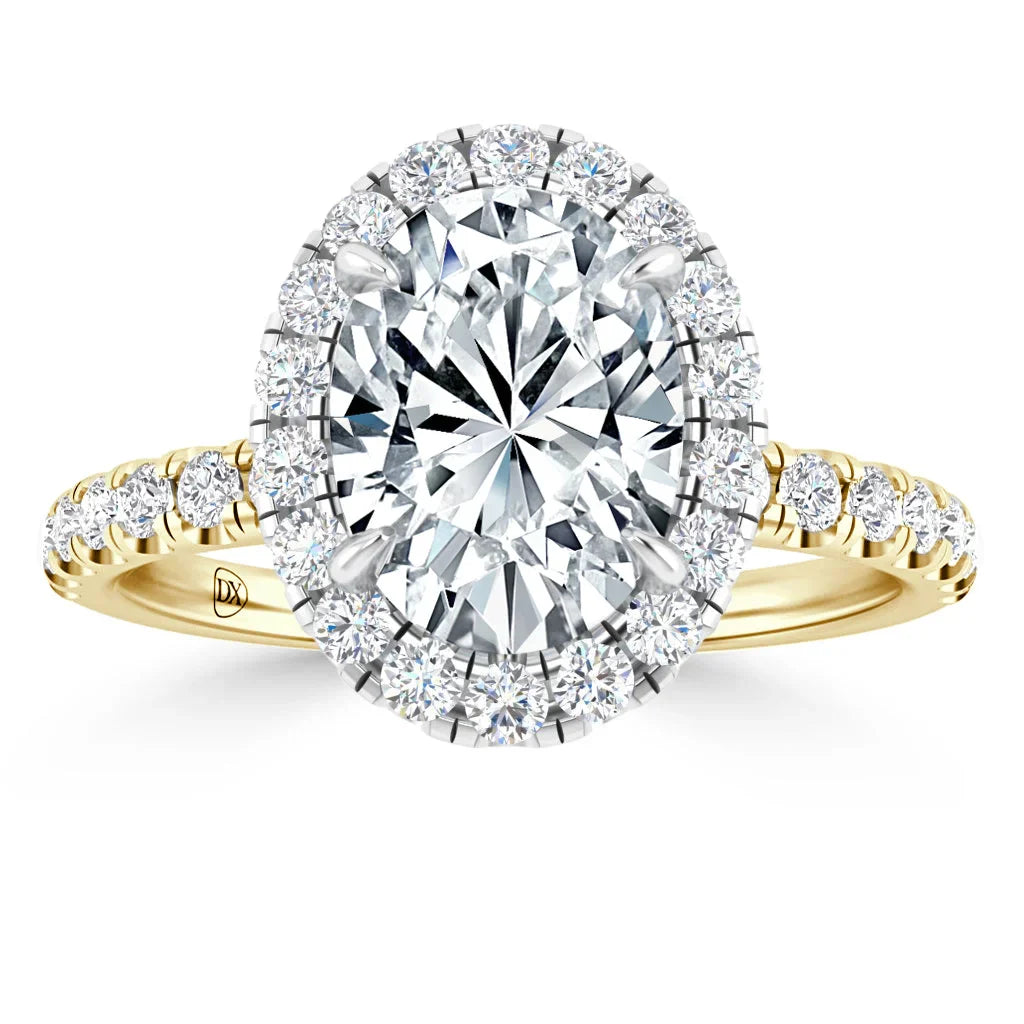 Olivia Molly - Oval Cut 18ct Yellow Gold Engagement Ring