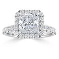 Olivia Molly - Radiant Cut Platinum Engagement Ring