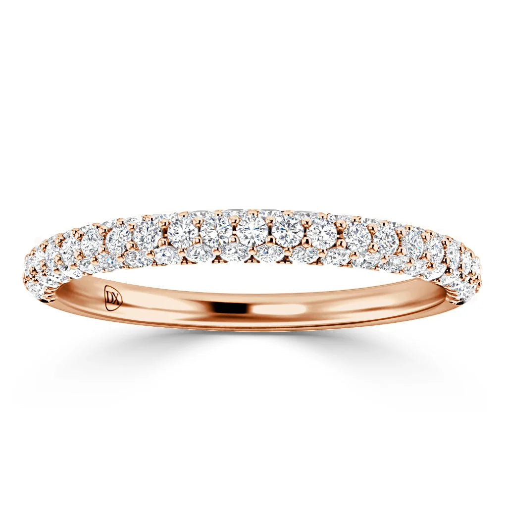 Bethany - 18ct Rose Gold Natural Diamond Wedding Ring