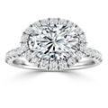 Sinead - Oval Cut Platinum Engagement Ring