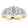 Charlotte - Round Cut 18ct Yellow Gold Engagement Ring