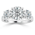 Simone - Round Cut 18ct White Gold Engagement Ring