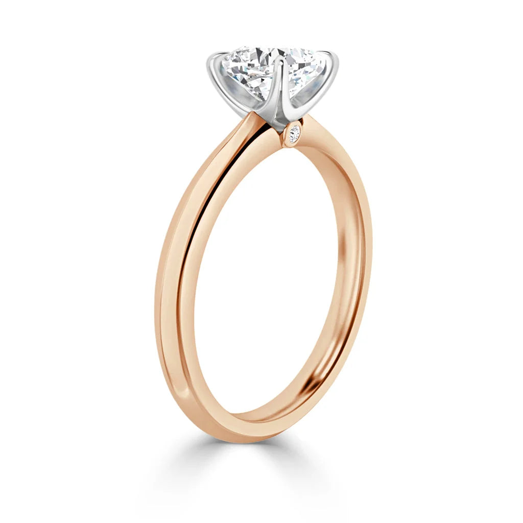 Jessica - Cushion Cut 18ct Rose Gold Engagement Ring
