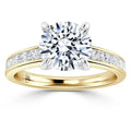 Amelia - Round Cut 18ct Yellow Gold Engagement Ring